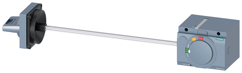 PRODUŽENI POGON, SIVI, MONTAŽA NA BOČNI ZID, BEZ OSVETLJENJA, ZA 3VA20/3VA21/3VA22