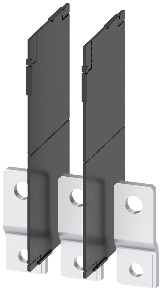 PREDNJI PRIKLJUČAK ZA SABIRNICE 32X10MM, SA FAZNIM BARIJERAMA, 3P, ZA 3VA20/3VA21/3VA22