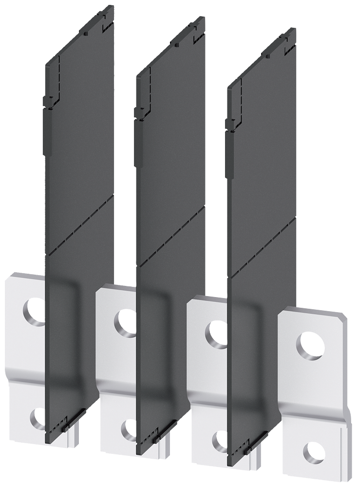 PREDNJI PRIKLJUČAK ZA SABIRNICE 32X10MM, SA FAZNIM BARIJERAMA, 4P, ZA 3VA20/3VA21/3VA22