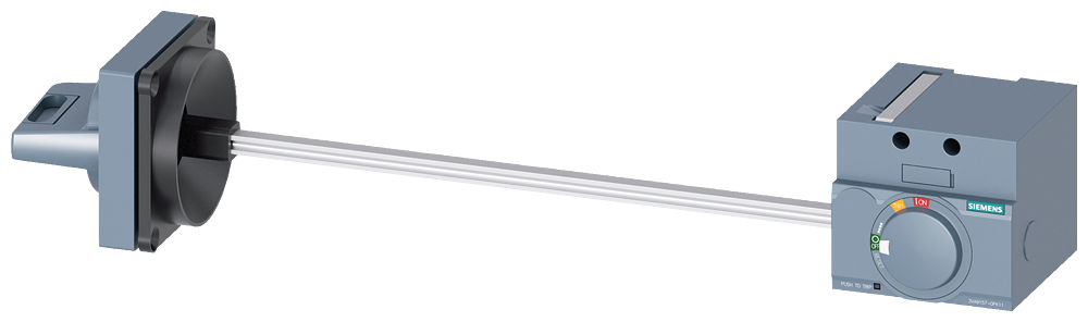 PRODUŽENI POGON, SIVI, MONTAŽA NA BOČNI ZID, BEZ OSVETLJENJA, ZA 3VA10/3VA11