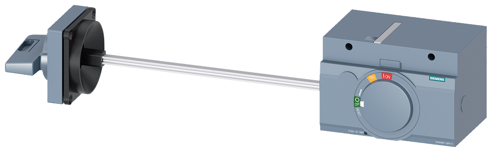 PRODUŽENI POGON, SIVI, MONTAŽA NA BOČNI ZID, BEZ OSVETLJENJA, ZA 3VA13/3VA14/3VA23/3VA24