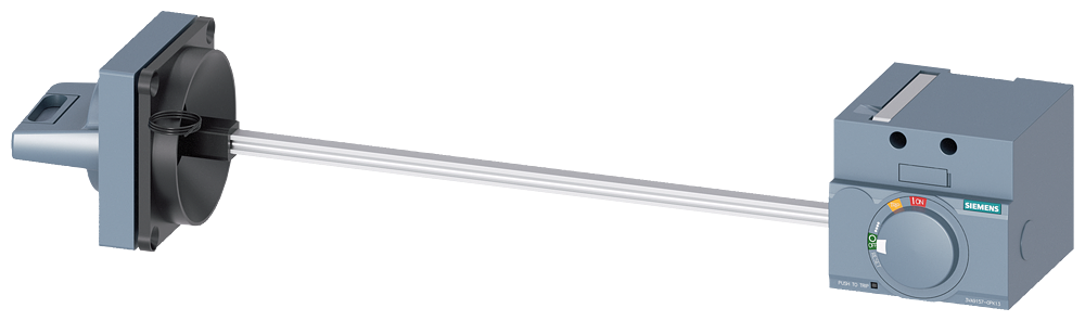 PRODUŽENI POGON, SIVI, MONTAŽA NA BOČNI ZID, SA OSVETLJENJEM, ZA 3VA10/3VA11