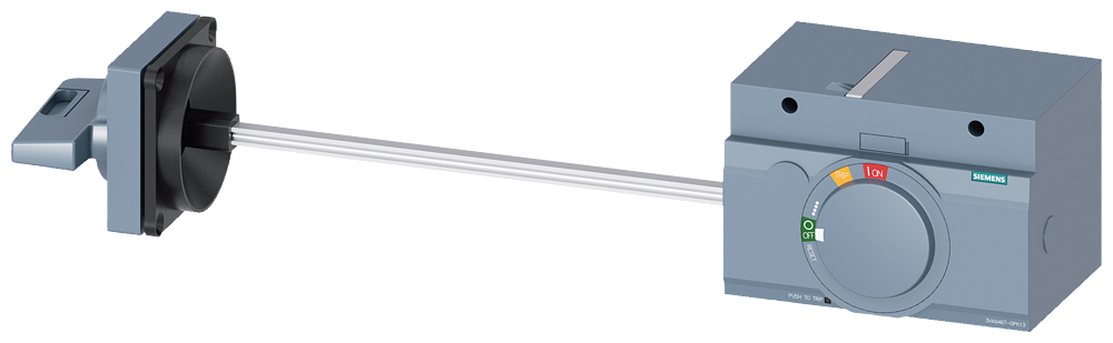 PRODUŽENI POGON, SIVI, MONTAŽA NA BOČNI ZID, SA OSVETLJENJEM, ZA 3VA13/3VA14/3VA23/3VA24