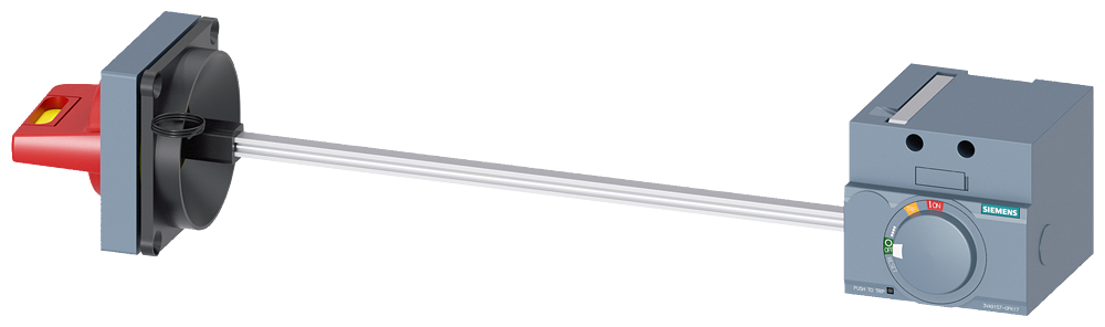 PRODUŽENI POGON, ŽUTO-CRVENI, MONTAŽA NA BOČNI ZID, SA OSVETLJENJEM, ZA 3VA10/3VA11