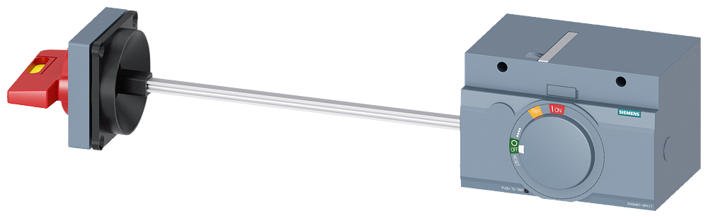 PRODUŽENI POGON, ŽUTO-CRVENI, MONTAŽA NA BOČNI ZID, SA OSVETLJENJEM, ZA 3VA13/3VA14/3VA23/3VA24