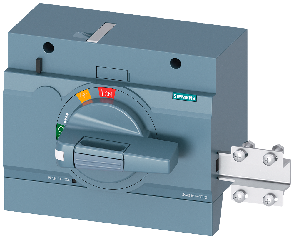 DIREKTNA OKRETNA RUČICA, SIVA, BEZ OSVETLJENJA, DOOR INTERLOCK, ZA 3VA13/3VA14/3VA23/3VA24