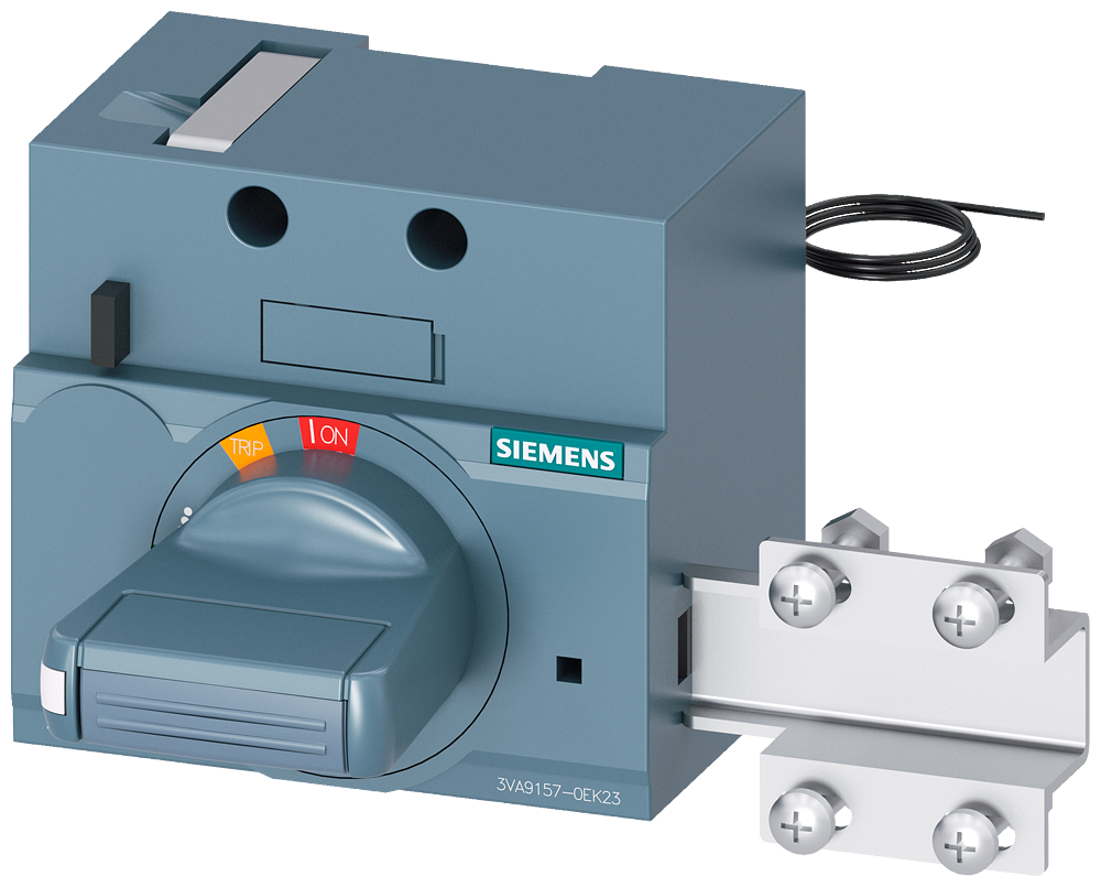 DIREKTNA OKRETNA RUČICA, SIVA, SA OSVETLJENJEM, DOOR INTERLOCK, ZA 3VA10/3VA11