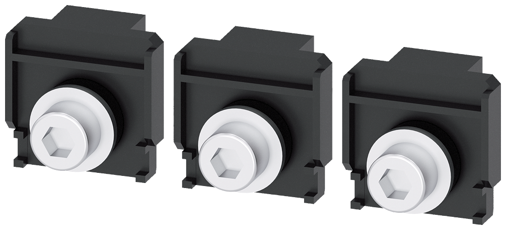 PRIKLJUČAK ZA PAPUČICU, 3 POJEDINAČNA PRIKLJUČKA, ŠIRINA 35MM, DEBLJINA 10MM, ZA 3VA13/3VA14/3VA23/3VA24