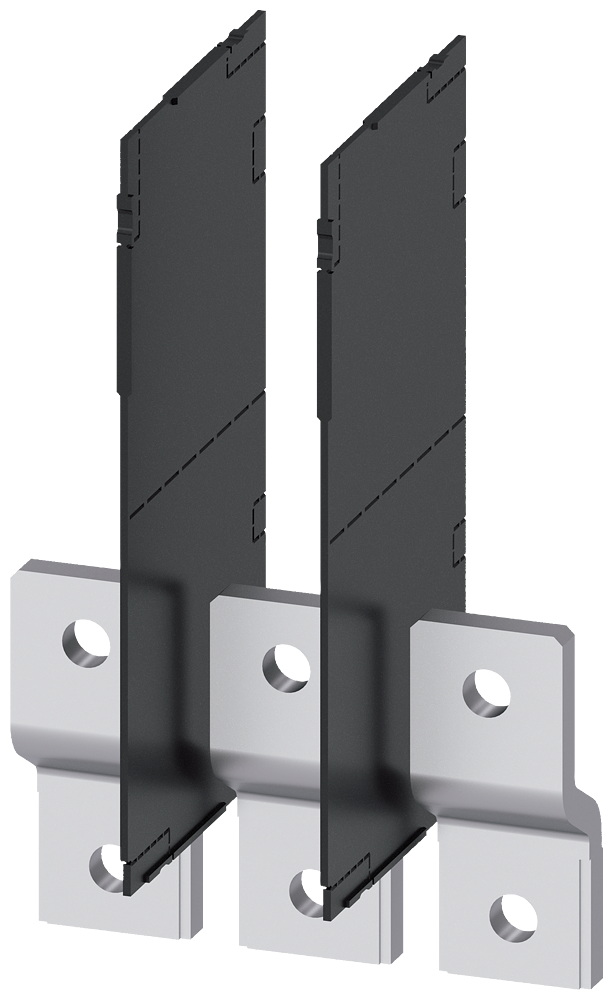 PREDNJI PRIKLJUČAK ZA SABIRNICE 40X12.5MM, SA FAZNIM BARIJERAMA, 3P, ZA 3VA13/3VA14/3VA23/3VA24