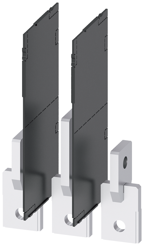 PRIKLJUČAK ZA SABIRNICE 40X8MM, EDGEWISE, SA FAZNIM BARIJERAMA, 3P, ZA 3VA13/3VA14/3VA23/3VA24