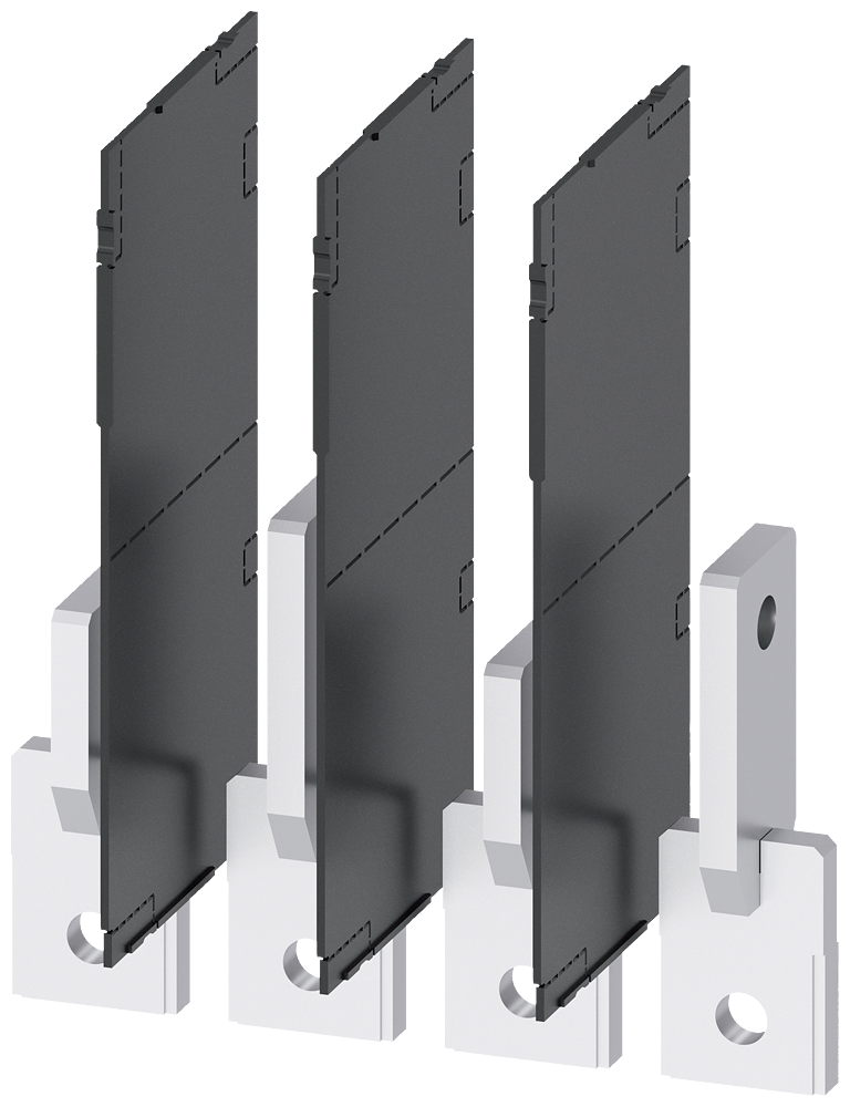 PRIKLJUČAK ZA SABIRNICE 40X8MM, EDGEWISE, SA FAZNIM BARIJERAMA, 4P, ZA 3VA13/3VA14/3VA23/3VA24