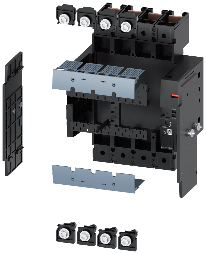 IZVLAČIVI SET ZA ČETVOROPOLNE PREKIDAČE 3VA13/3VA14/3VA23/3VA24, KOMPLET