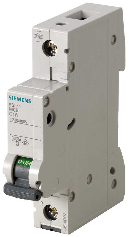 AUTOMATSKI OSIGURAČ 16A/C/1P, 230/400VAC, 10KA (IEC/EN 60898-1)