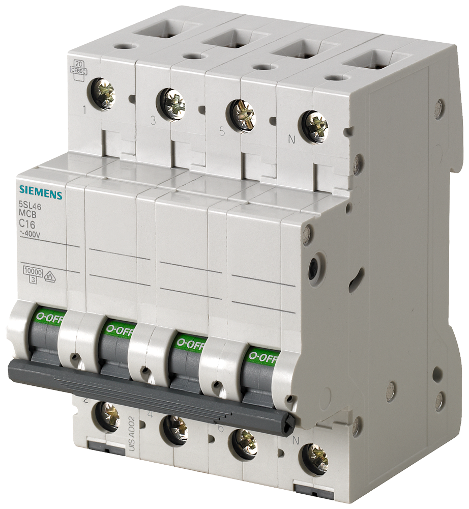 AUTOMATSKI OSIGURAČ 63A/D/3P+N, 400VAC, 10KA (IEC/EN 60898-1)
