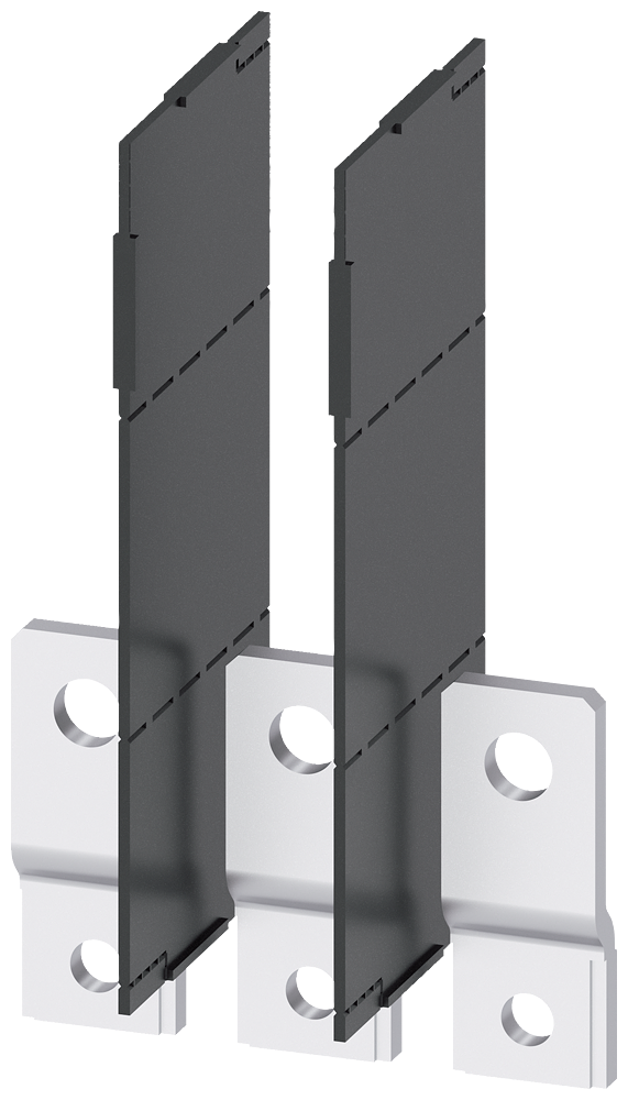 PREDNJI PRIKLJUČAK ZA SABIRNICE 32X10MM, SA FAZNIM BARIJERAMA, 3P, ZA 3VA12