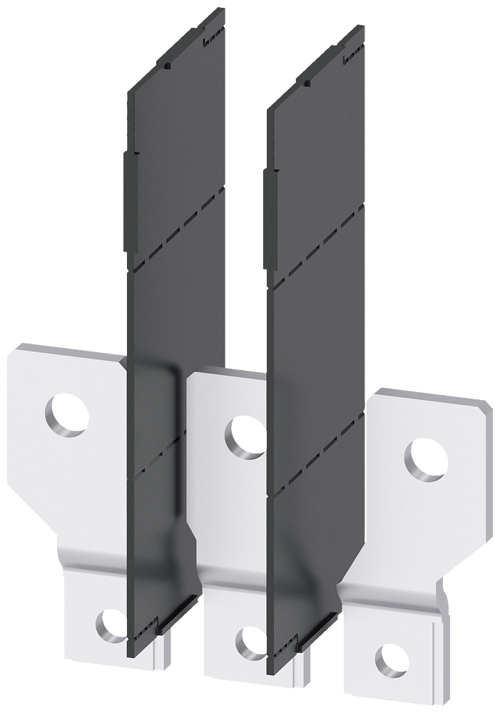 PREDNJI PRIKLJUČAK ZA SABIRNICE 35X10MM, PROŠIRENI, SA FAZNIM BARIJERAMA, 3P, ZA 3VA12