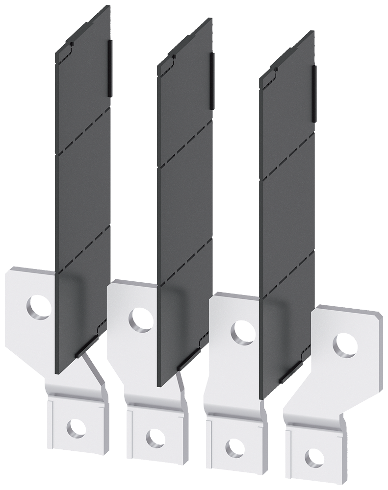 PREDNJI PRIKLJUČAK ZA SABIRNICE 35X10MM, PROŠIRENI, SA FAZNIM BARIJERAMA, 4P, ZA 3VA12