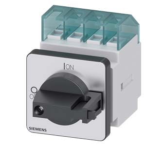 GREBENASTI PREKIDAČ, 0-1, 3P, 16A, AC23, 7.5KW, MONTAŽA NA VRATA, CRNI