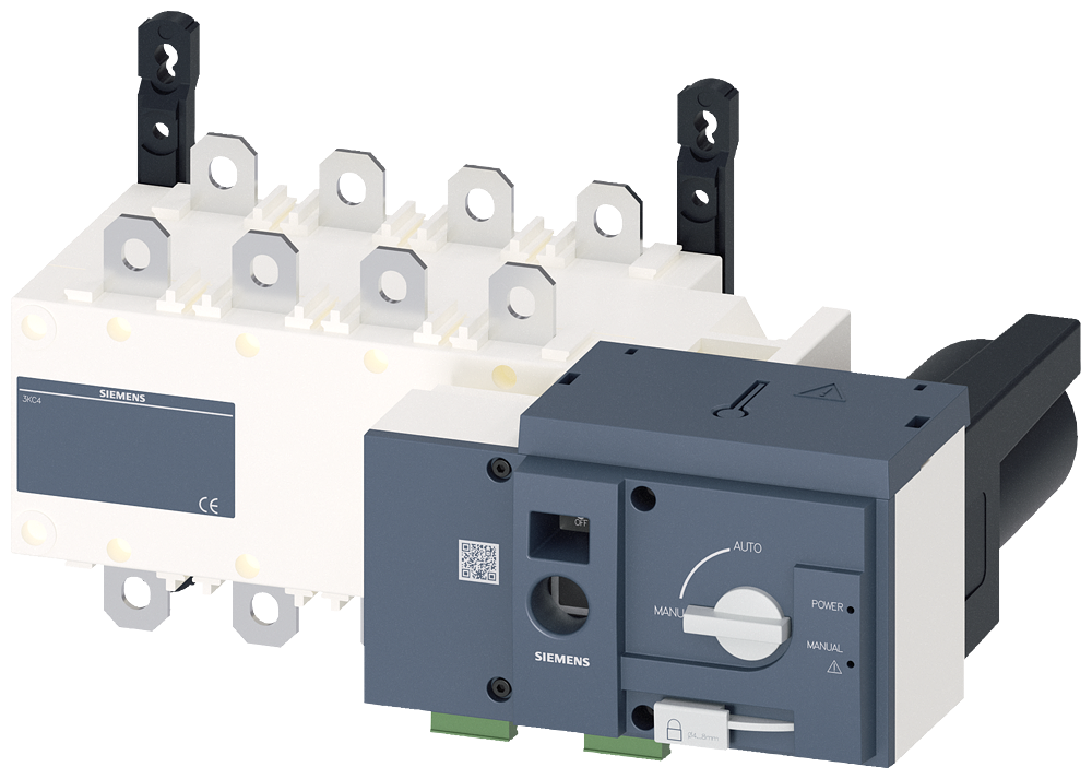 1-0-2 PREKIDAČ, MOTORIZOVAN, DALJINSKO UPRAVLJANJE,  250A, 4P, 415VAC, NA MONTAŽNU PLOČU, FLAT TERMINAL