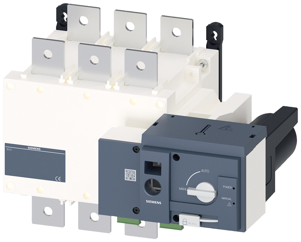 1-0-2 PREKIDAČ, MOTORIZOVAN, DALJINSKO UPRAVLJANJE,  630A, 3P, 415VAC, NA MONTAŽNU PLOČU, FLAT TERMINAL