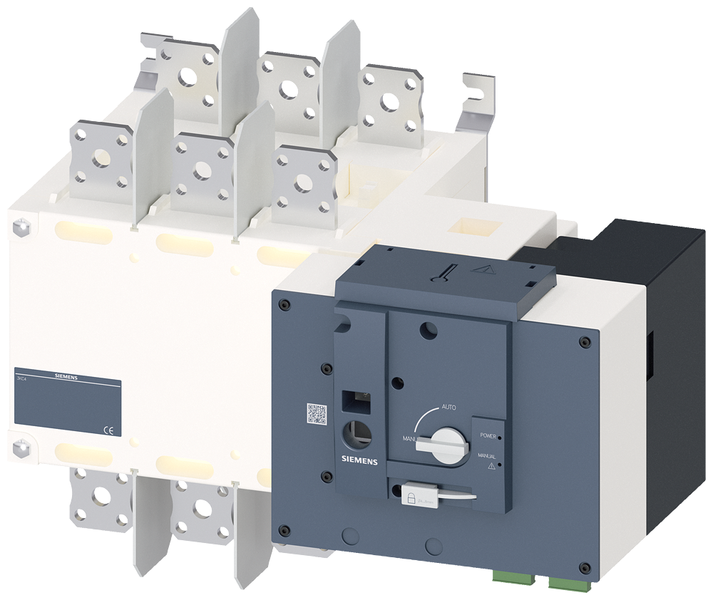 1-0-2 PREKIDAČ, MOTORIZOVAN, DALJINSKO UPRAVLJANJE,  1000A, 3P, 415VAC, NA MONTAŽNU PLOČU, FLAT TERMINAL
