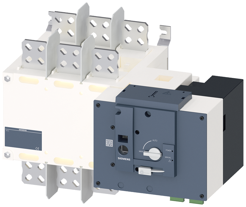 1-0-2 PREKIDAČ, MOTORIZOVAN, DALJINSKO UPRAVLJANJE,  1250A, 3P, 415VAC, NA MONTAŽNU PLOČU, FLAT TERMINAL
