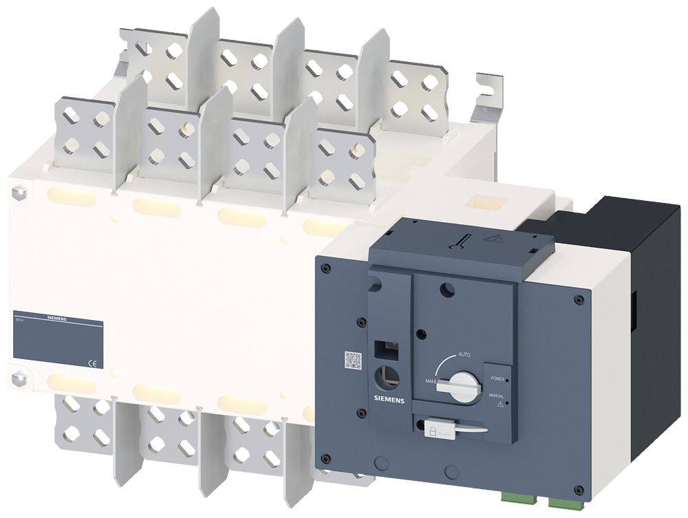 1-0-2 PREKIDAČ, MOTORIZOVAN, DALJINSKO UPRAVLJANJE,  1250A, 4P, 415VAC, NA MONTAŽNU PLOČU, FLAT TERMINAL
