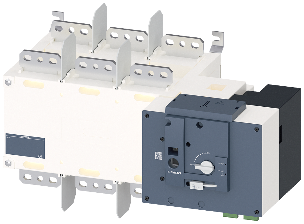 1-0-2 PREKIDAČ, MOTORIZOVAN, DALJINSKO UPRAVLJANJE,  1600A, 3P, 415VAC, NA MONTAŽNU PLOČU, FLAT TERMINAL