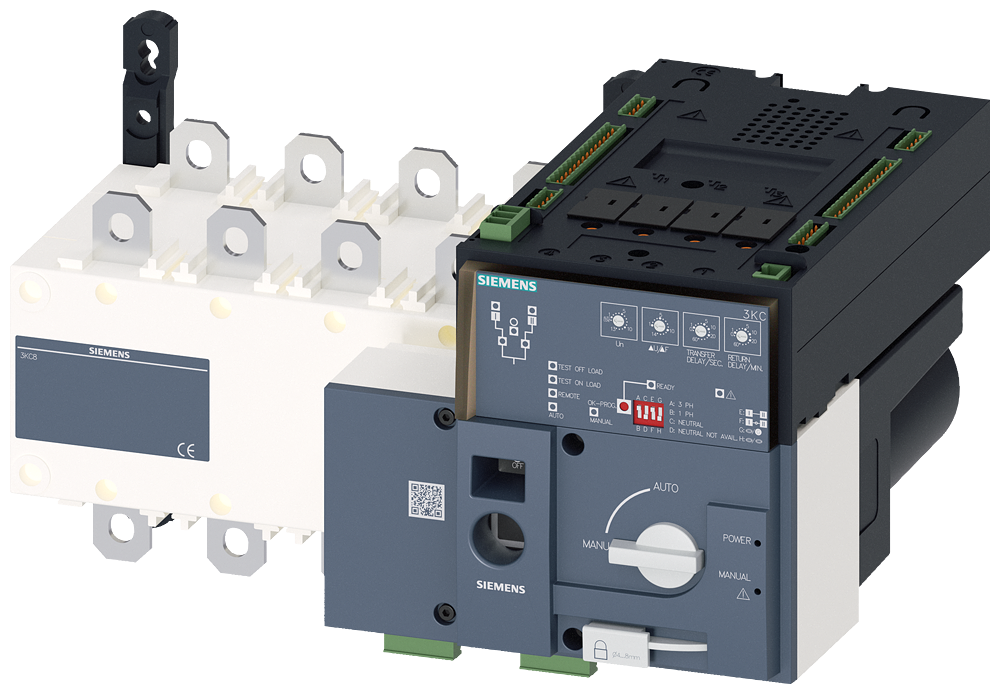 ATS PREKIDAČ, MOTORIZOVAN, 250A, 4P, 415VAC, NA MONTAŽNU PLOČU, FLAT TERMINAL