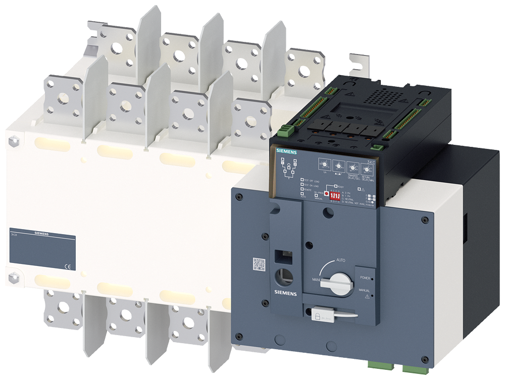 ATS PREKIDAČ, MOTORIZOVAN, 1000A, 4P, 415VAC, NA MONTAŽNU PLOČU, FLAT TERMINAL
