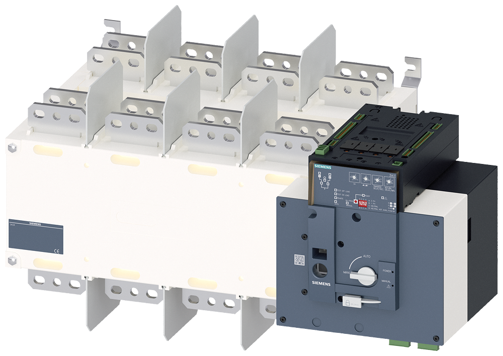 ATS PREKIDAČ, MOTORIZOVAN, 2500A, 4P, 415VAC, NA MONTAŽNU PLOČU, FLAT TERMINAL