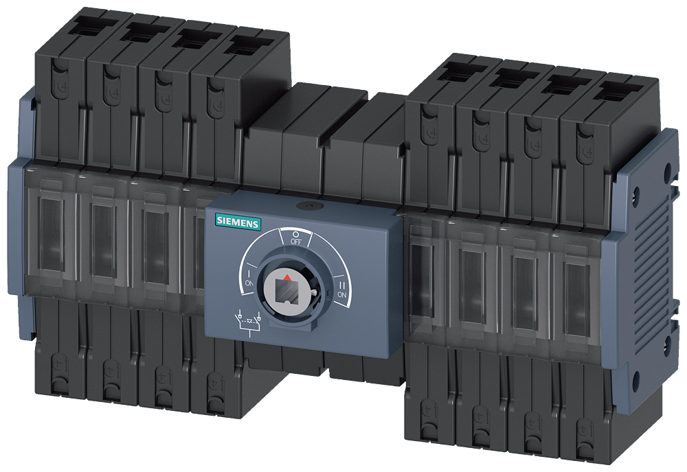 1-0-2 PREKIDAČ, MOTORIZOVAN, RUČNO UPRAVLJANJE, 63A, 4P, 415VAC, NA MONTAŽNU PLOČU I DIN ŠINU, VEL.1, BEZ RUČKE, BOX TERMINAL