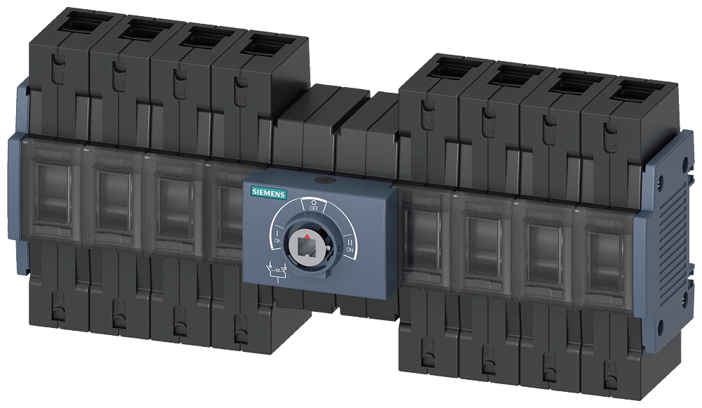 1-0-2 PREKIDAČ, MOTORIZOVAN, RUČNO UPRAVLJANJE, 160A, 4P, 415VAC, NA MONTAŽNU PLOČU I DIN ŠINU, VEL.2, BEZ RUČKE, BOX TERMINAL