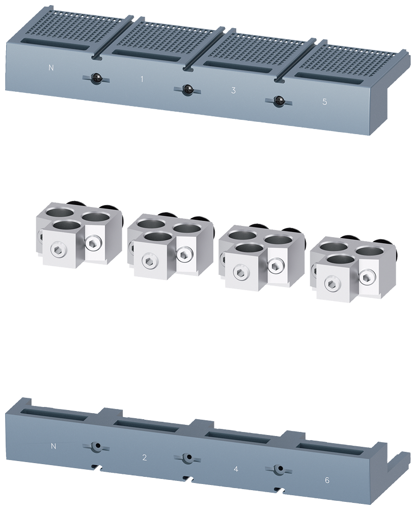PRUKLJUČAK ZA 3 KABLA (SET- 4 PRIKLJUČKA, 1 POKROV), 120-185MM2, ZA 3VA15/3VA25