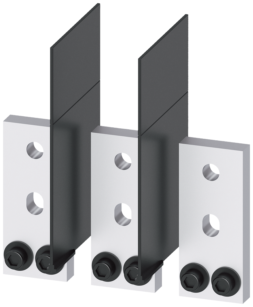 PREDNJI PRIKLJUČAK ZA SABIRNICE 50X28MM, SA FAZNIM BARIJERAMA, 3P, ZA 3VA15/3VA25