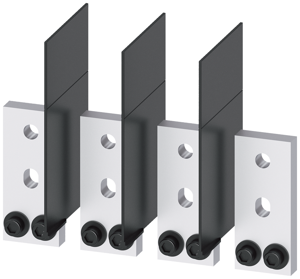 PREDNJI PRIKLJUČAK ZA SABIRNICE 50X28MM, SA FAZNIM BARIJERAMA, 4P, ZA 3VA15/3VA25