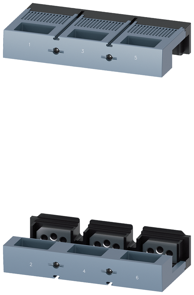 PRIKLJUČAK ZA PAPUČICU, ZA 3P PREKIDAČE, 1 POKLOPAC, ŠIRINA 50MM, DEBLJINA 25MM, ZA 3VA15/3VA25