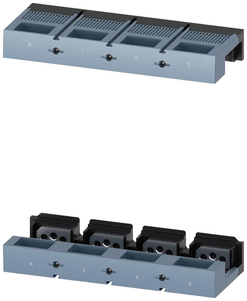 PRIKLJUČAK ZA PAPUČICU, ZA 4P PREKIDAČE, 1 POKLOPAC, ŠIRINA 50MM, DEBLJINA 28MM, ZA 3VA15/3VA25