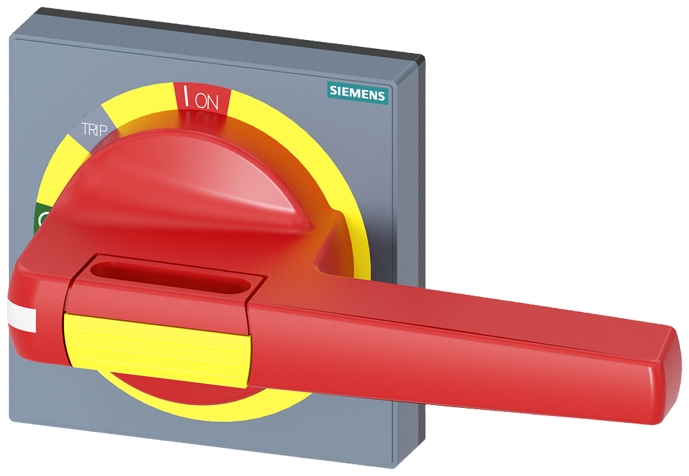 ZAMENSKA RUČKA, ŽUTO-CRVENA, DOOR INTERLOCK, BEZ KOMPENZACIJE TOLERANCIJE, ZA 3VA15/3VA25/3VA26