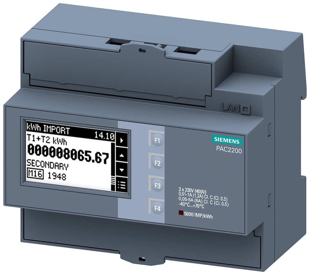 MREŽNI ANALIZATOR PAC2200/5A, M-BUS, NA DIN ŠINU