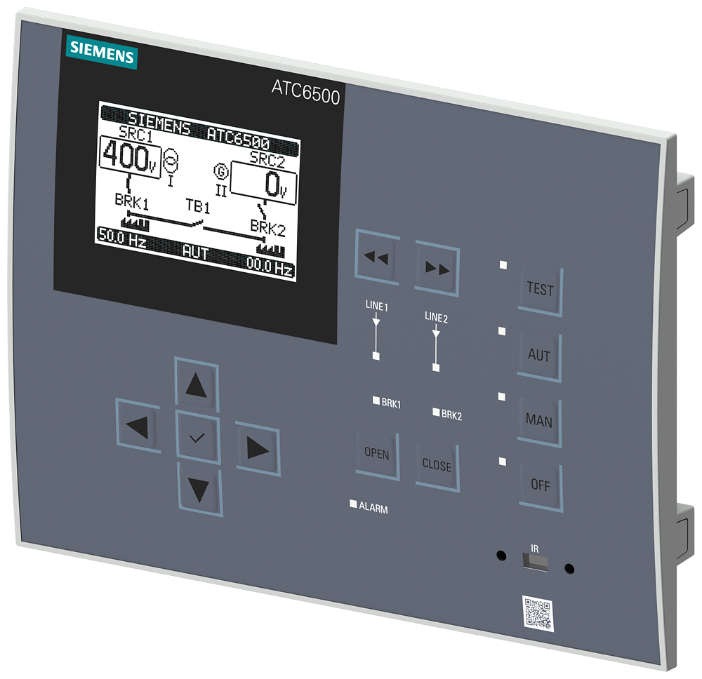 UREĐAJ ZA KONTROLU PRENOSA ATC6500, LCD, 180X240 MM, UN=100-240VAC, 50/60HZ, 110-250VDC; UN=12-24VDC, NAZIVNI NAPON 100-600VAC, 50/60HZ