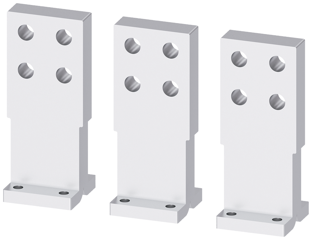 ZADNJI PRIKLJUČAK, RAVNI (3 KRAĆA), 3P, ZA IZVLAČIVI/UTIČNI SET, ZA 3VA15/3VA25/3VA26