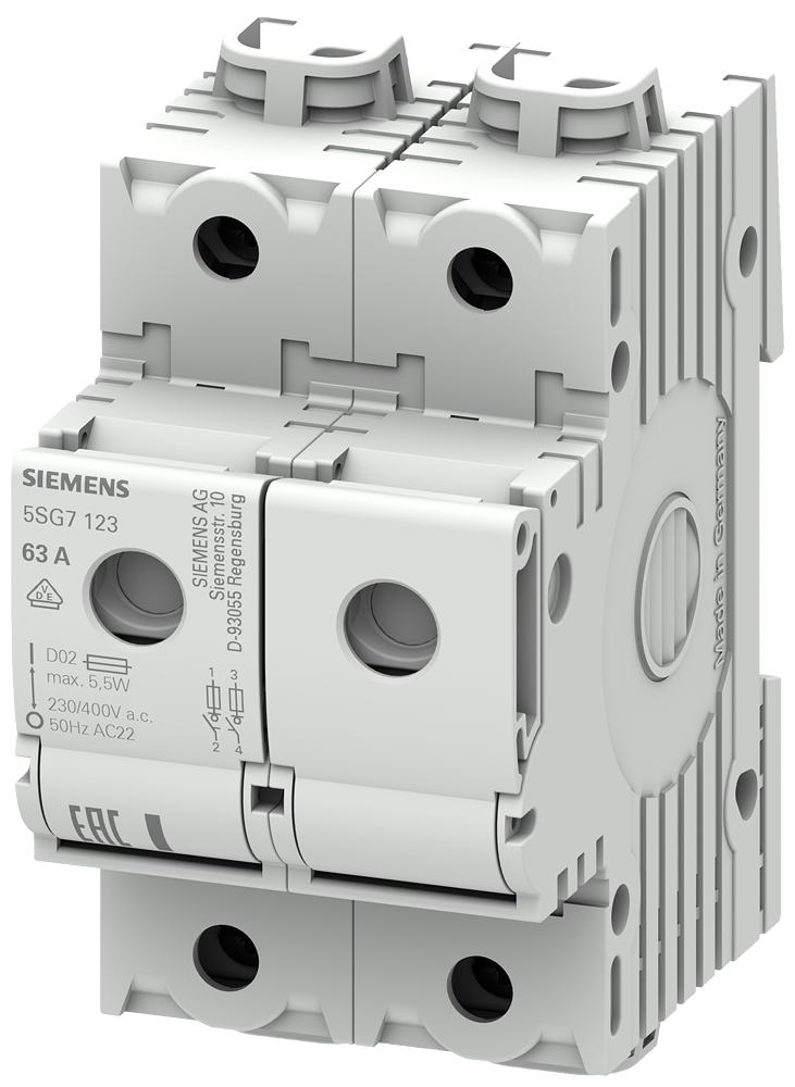 PREKIDAČ/RASTAVLJAČ MINIZED D02/2P/63A/400VAC