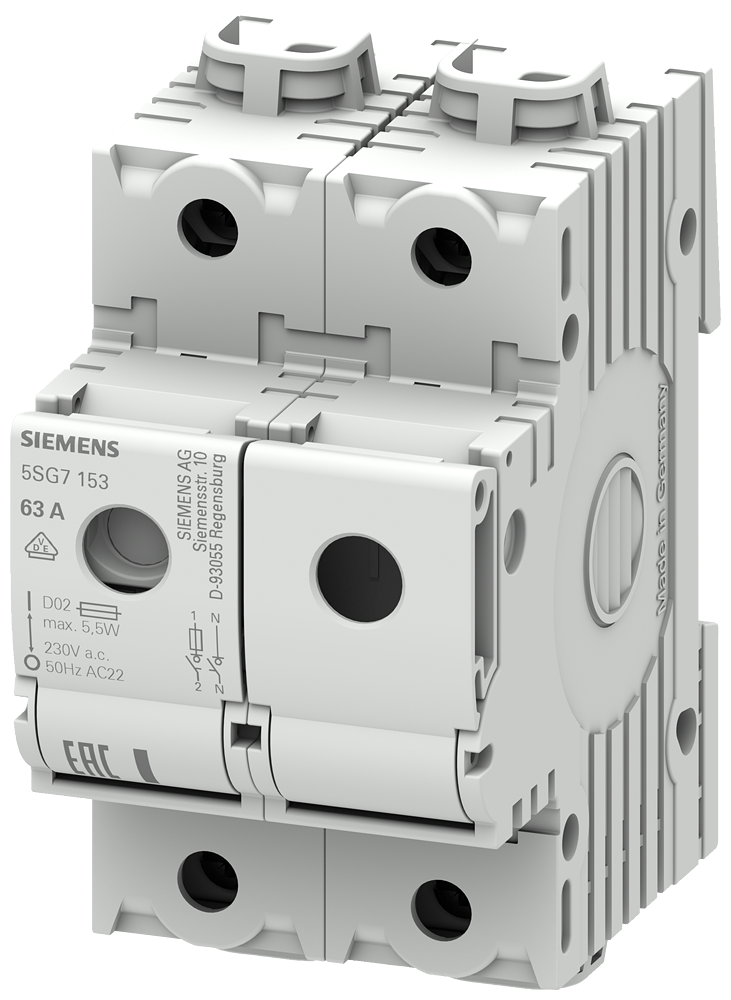 PREKIDAČ/RASTAVLJAČ MINIZED D02/1P+N/63A/230VAC