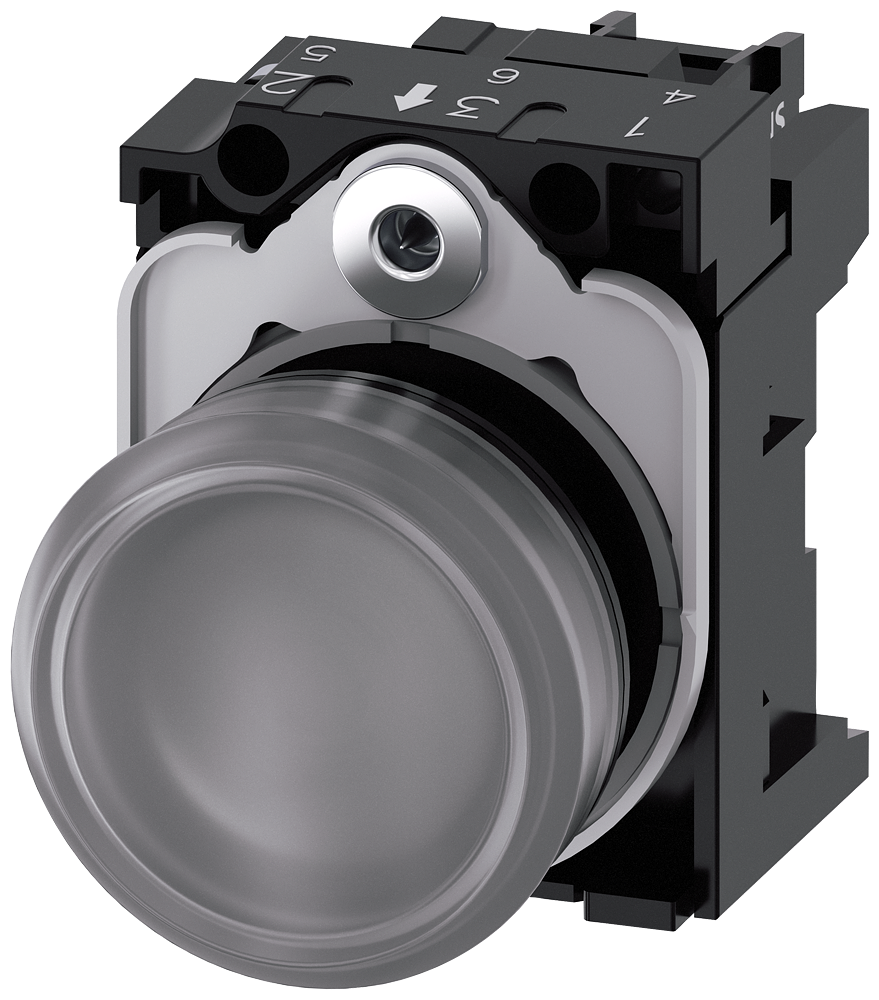 SIGNALNA SIJALICA, PROZIRNA, LED 230VAC, ŠRAF