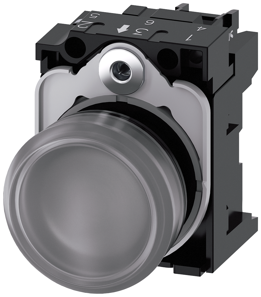 SIGNALNA SIJALICA, PROZIRNA, LED 110VAC, ŠRAF