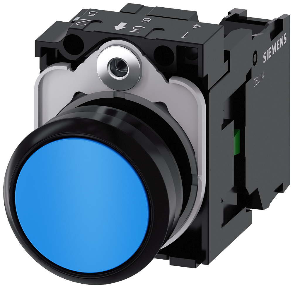 TASTER, PLAVI, 1NO, TRENUTNI KONTAKT, ŠRAF