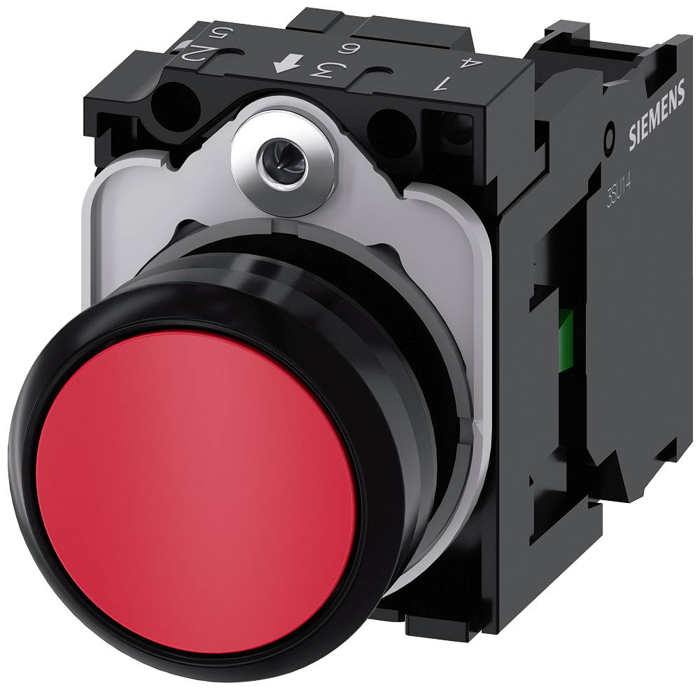 TASTER, CRVENI, 1NO, TRENUTNI KONTAKT, ŠRAF