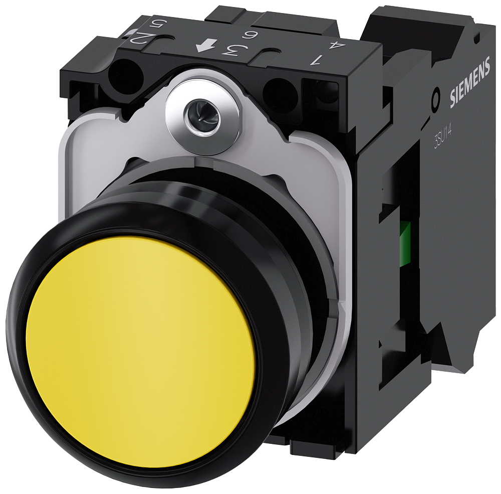 TASTER, ŽUTI, 1NO, TRENUTNI KONTAKT, OPRUGA