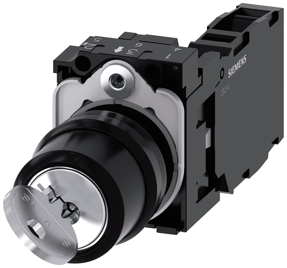 PREKLOPKA DVOPOLOŽAJNA, 0-1, SA KLJUČEM, 1NO+1NC, ŠRAF